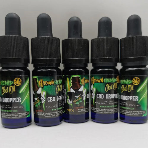 Full Spectrum CBD Hemp Oil 10% (1000mg) 10ml Bottle - H Town Hemp