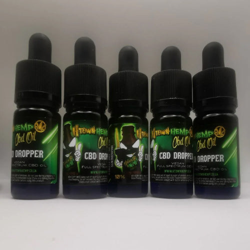 Full Spectrum CBD Hemp Oil 10% (1000mg) 10ml Bottle - H Town Hemp