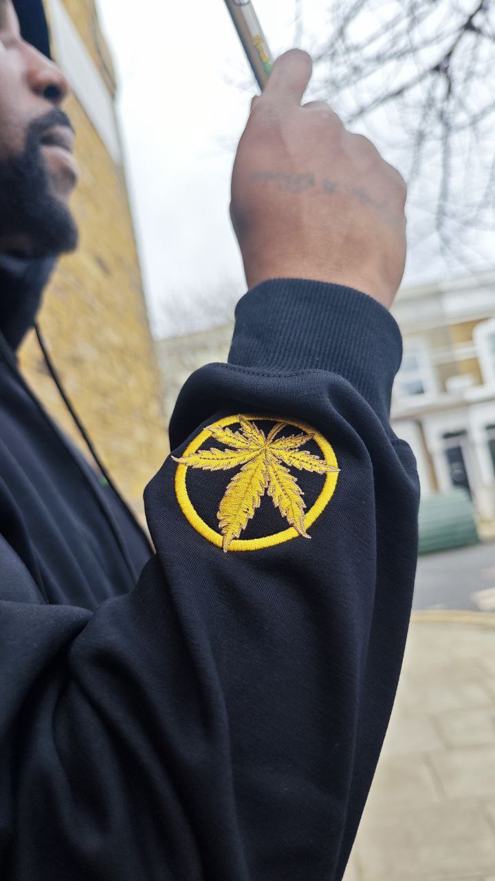 Luxury Cotton Hoodie Gold Leaf Edition