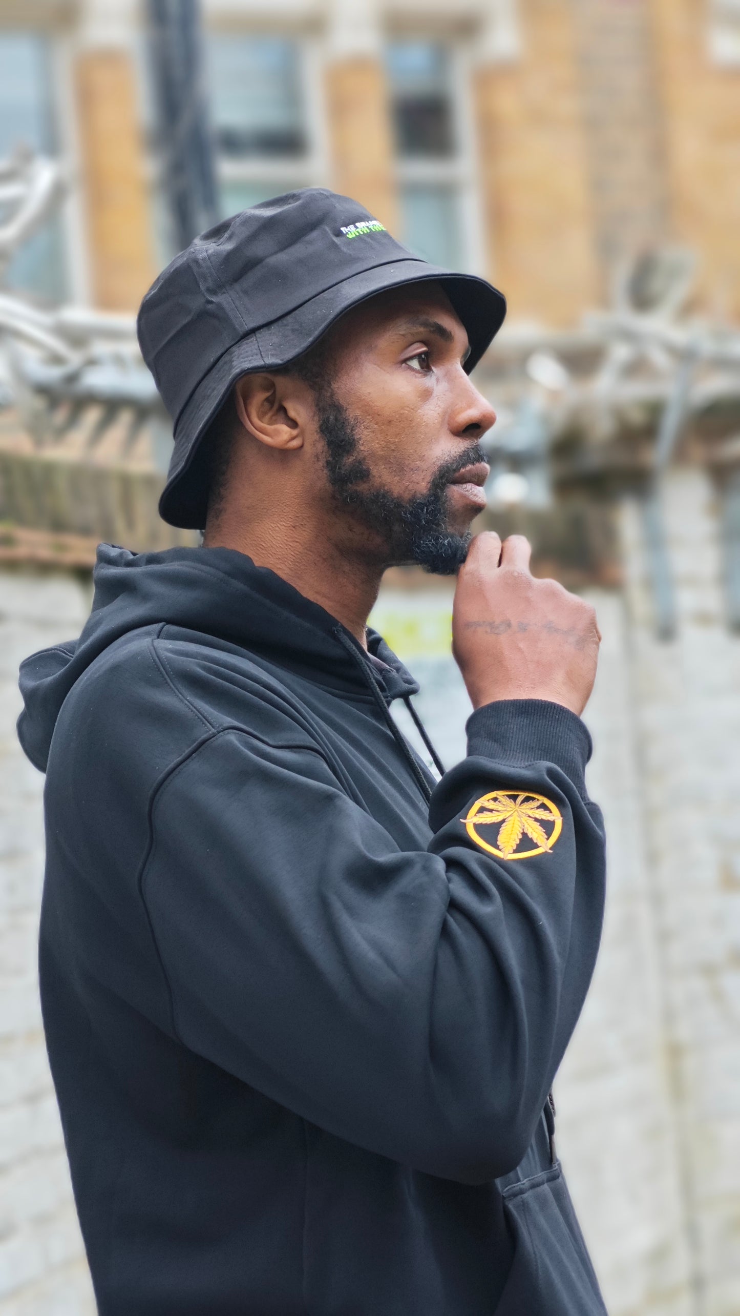 Luxury Cotton Hoodie Gold Leaf Edition