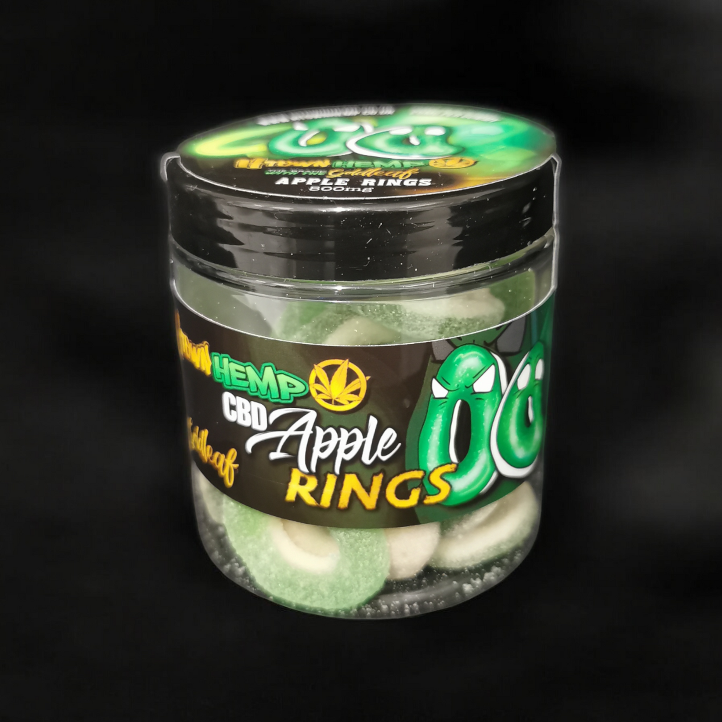 Apple Ring Gummies 25mg CBD - H Town Hemp