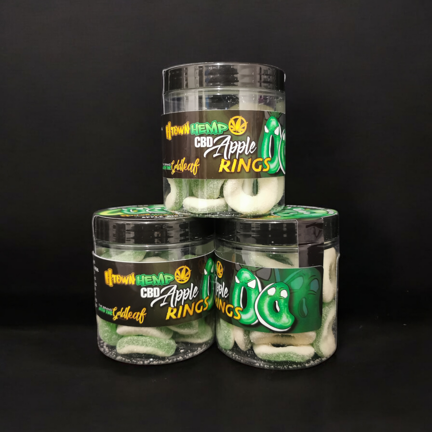 Apple Ring Gummies 25mg CBD - H Town Hemp