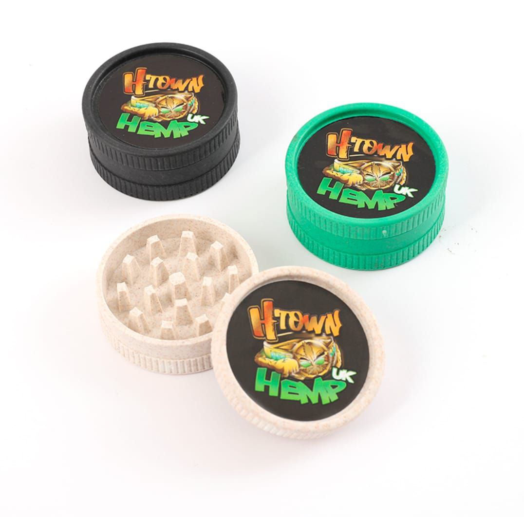 Biodegradable grinder {ring logo) - H Town Hemp