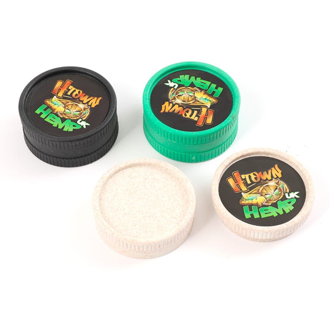 Biodegradable grinder {ring logo) - H Town Hemp