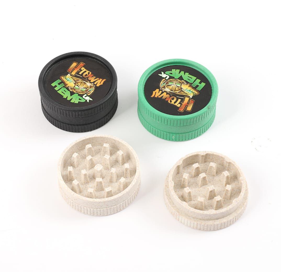 Biodegradable grinder {ring logo) - H Town Hemp