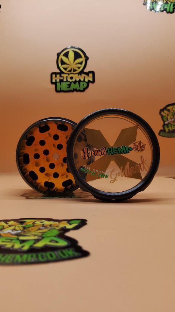 4 Part Herb Grinder 63mm - H Town Hemp