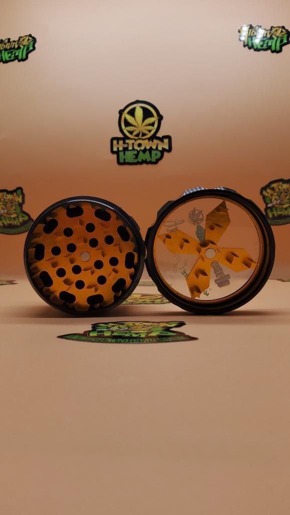 4 Part Herb Grinder 63mm - H Town Hemp