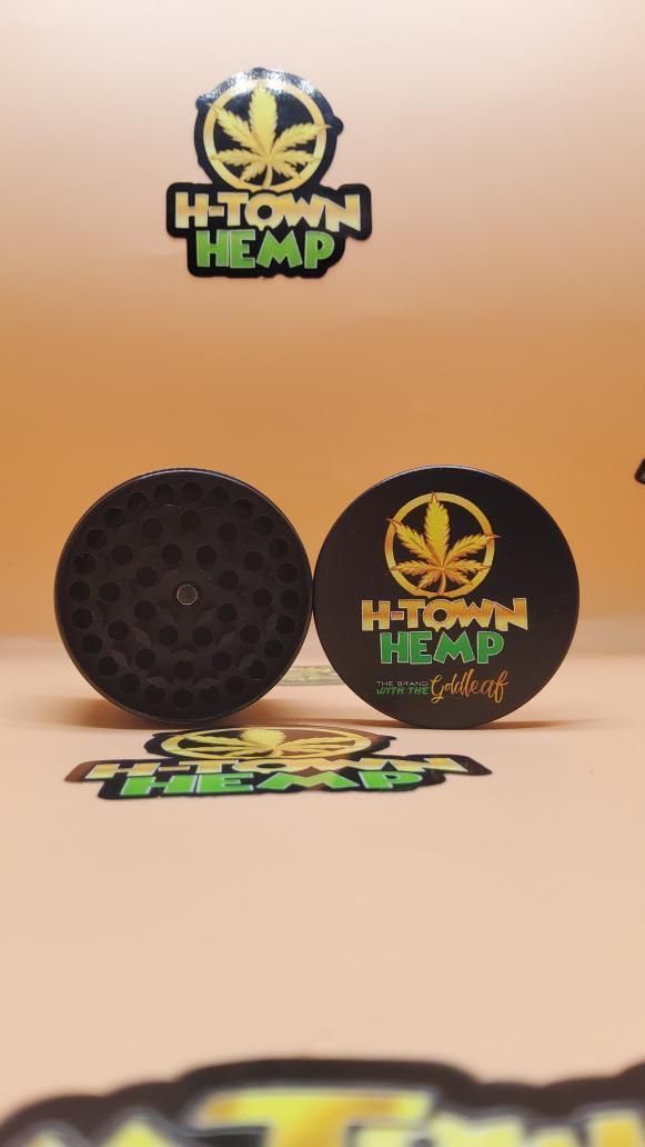 50mm 4 Part Herb Grinder - H Town Hemp