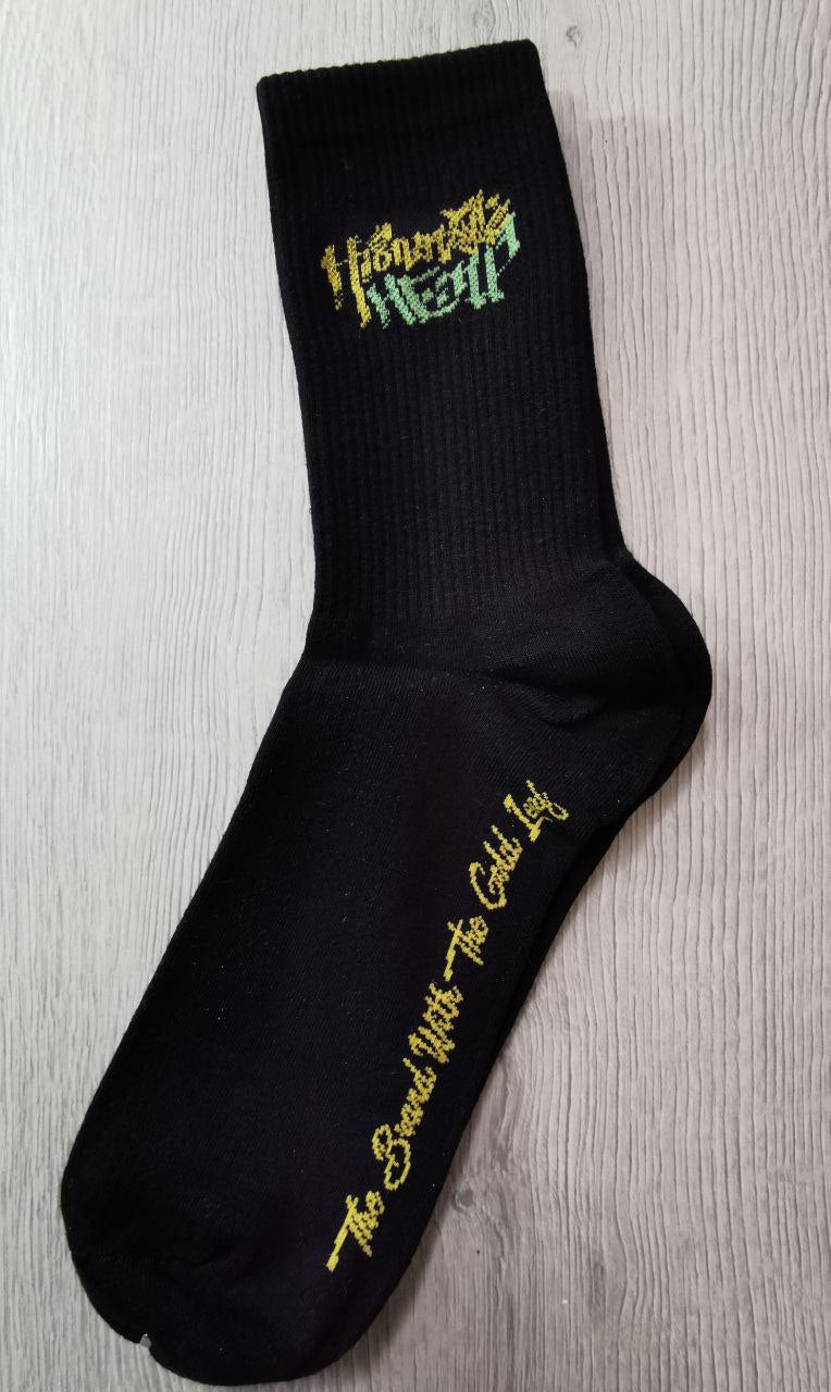 H town Cotton socks (Leaf design) - H Town Hemp