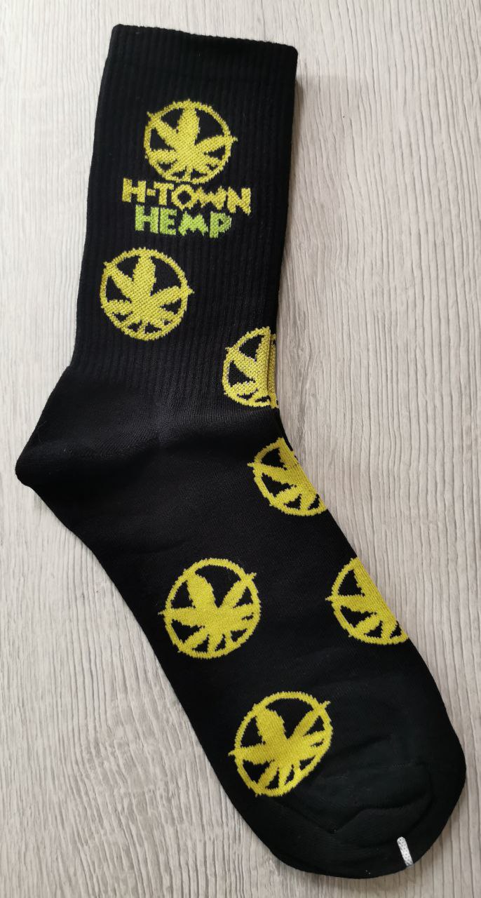H town Cotton socks (Leaf design) - H Town Hemp
