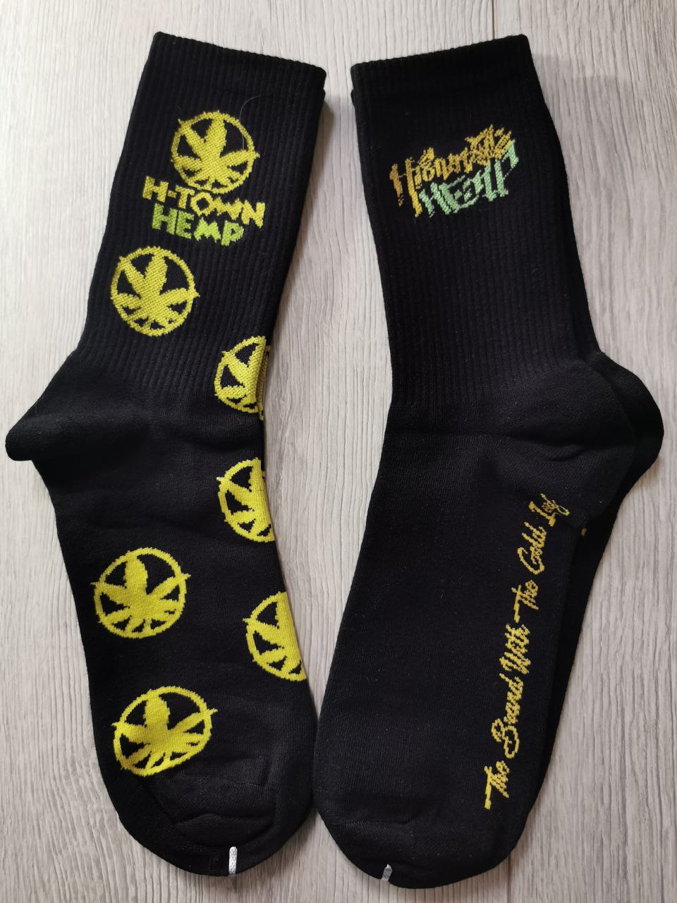H town Cotton socks (Leaf design) - H Town Hemp