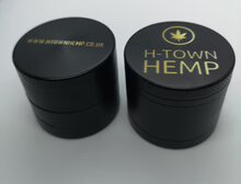 Zinc metal 4 part herb grinder - H Town Hemp