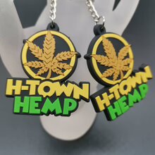 Gold Leaf Key Ring - Accessories - H Town Hemp