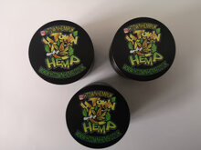 50mm 4 part metal herb grinder - H Town Hemp