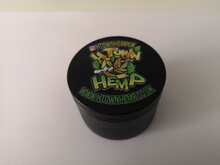 50mm 4 part metal herb grinder - H Town Hemp