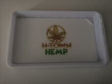 Glow Tray gold leaf design - Accessories - H Town Hemp