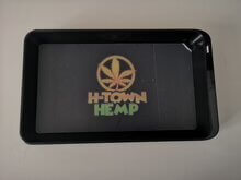 Glow Tray gold leaf design - Accessories - H Town Hemp