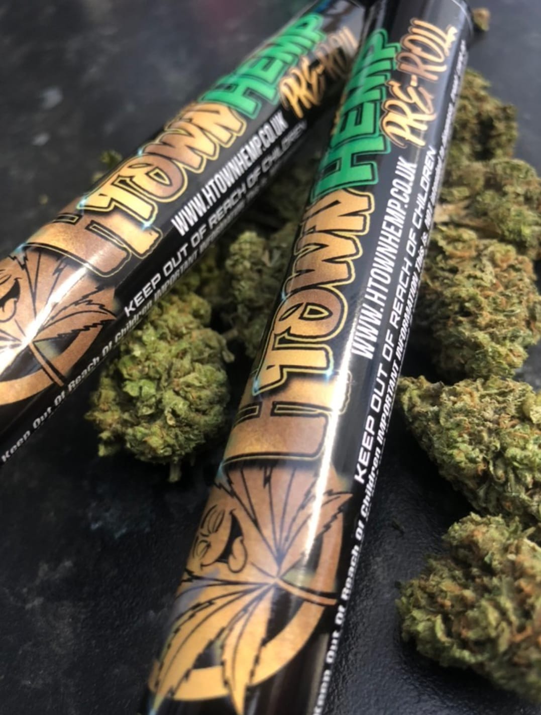 Hybrid Hemp tea tubes Mango Amnesia Haze  < 0.2% THC