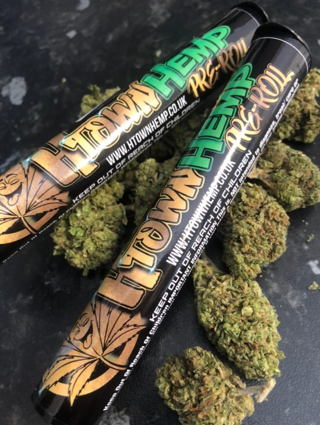 Hybrid Hemp tea tubes Mango Amnesia Haze  < 0.2% THC