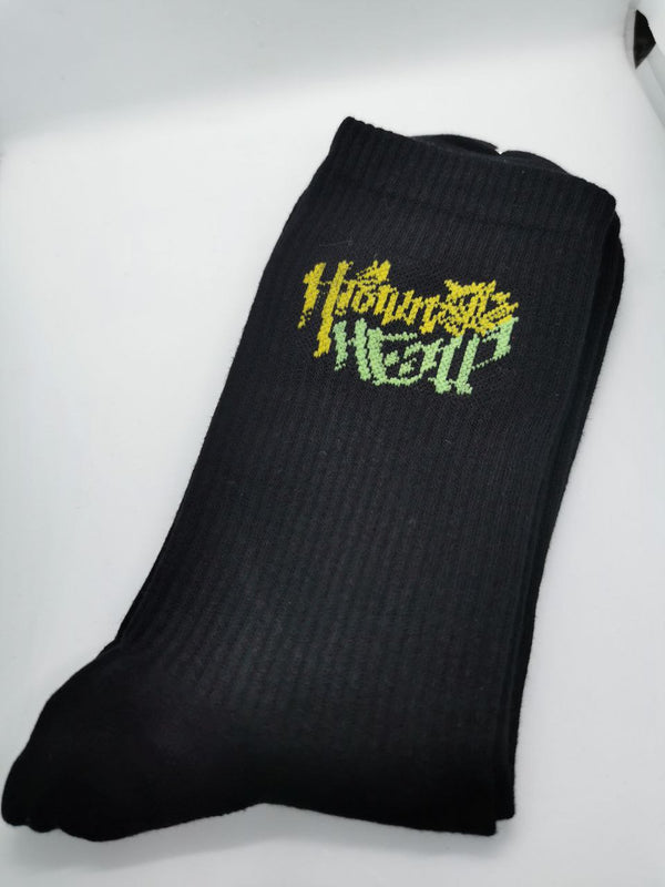 H town Cotton socks (Leaf design)