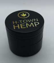 Zinc metal 4 part herb grinder - H Town Hemp